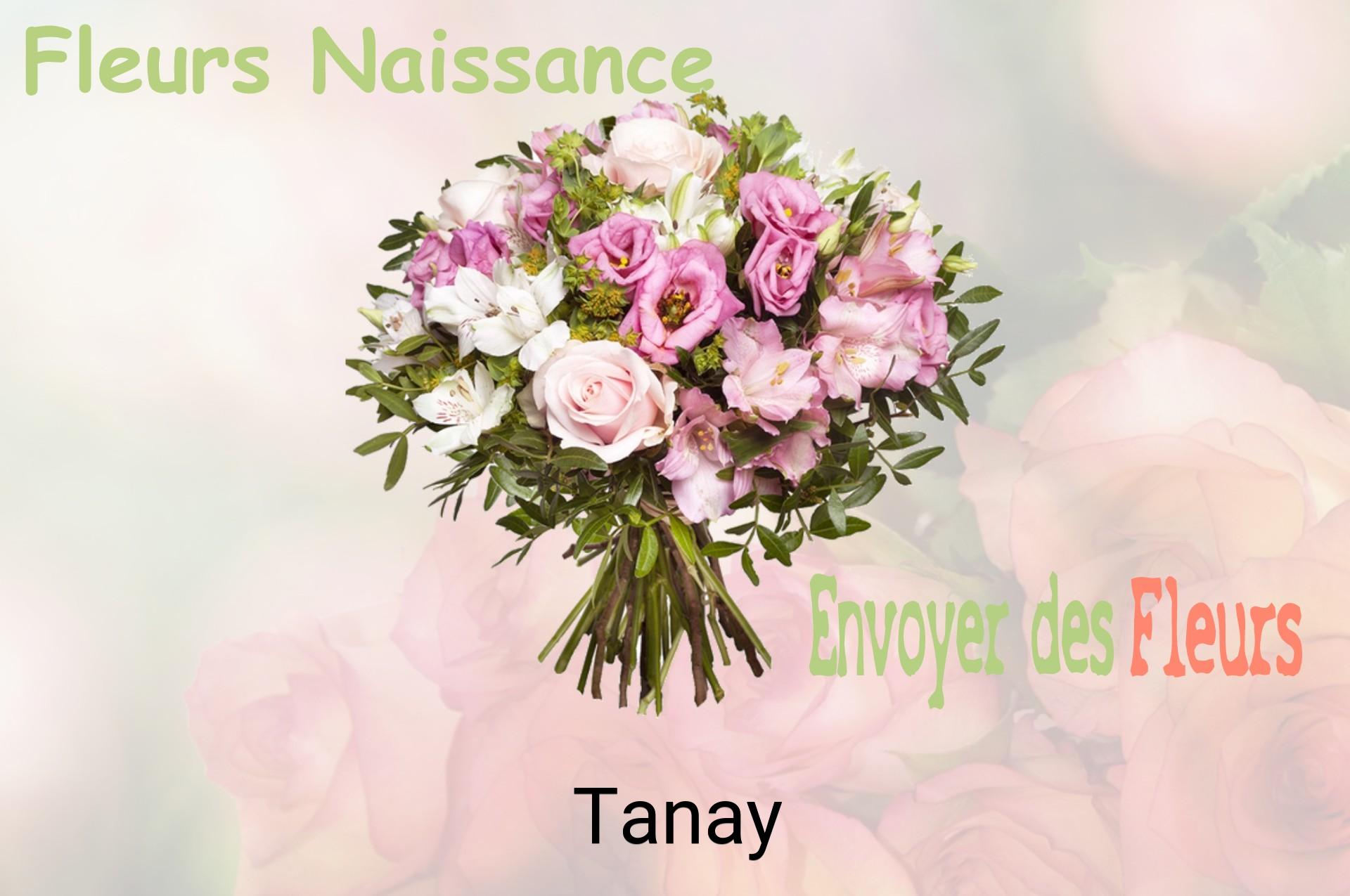 Bouquet de fleurs de naissance livré à Tanay